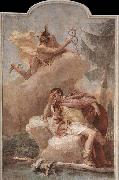 TIEPOLO, Giovanni Domenico Mercury Appearing to Aeneas oil painting artist